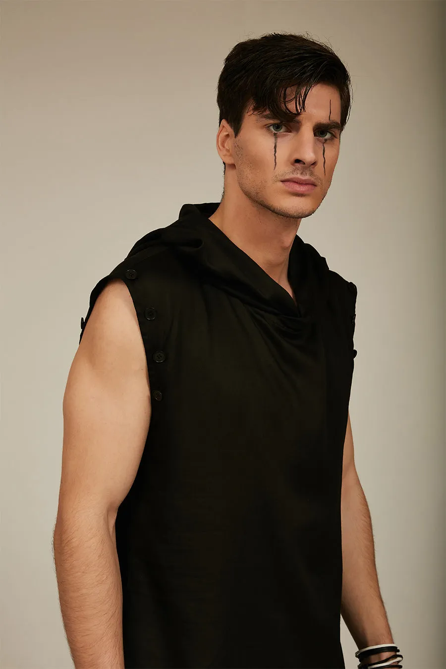 Abyss Cut-Sleeve Hoodie