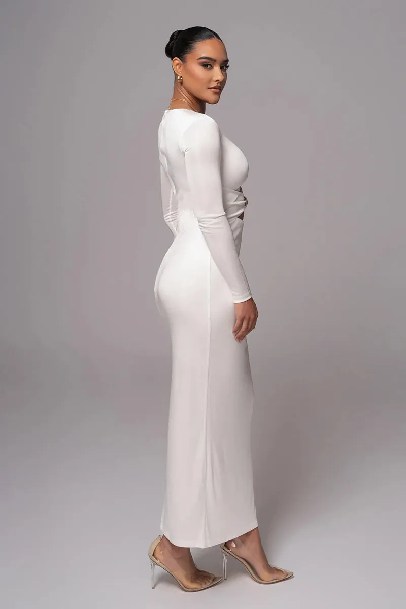 Alexandra Hollow Out Long Sleeve Sexy Maxi Dress