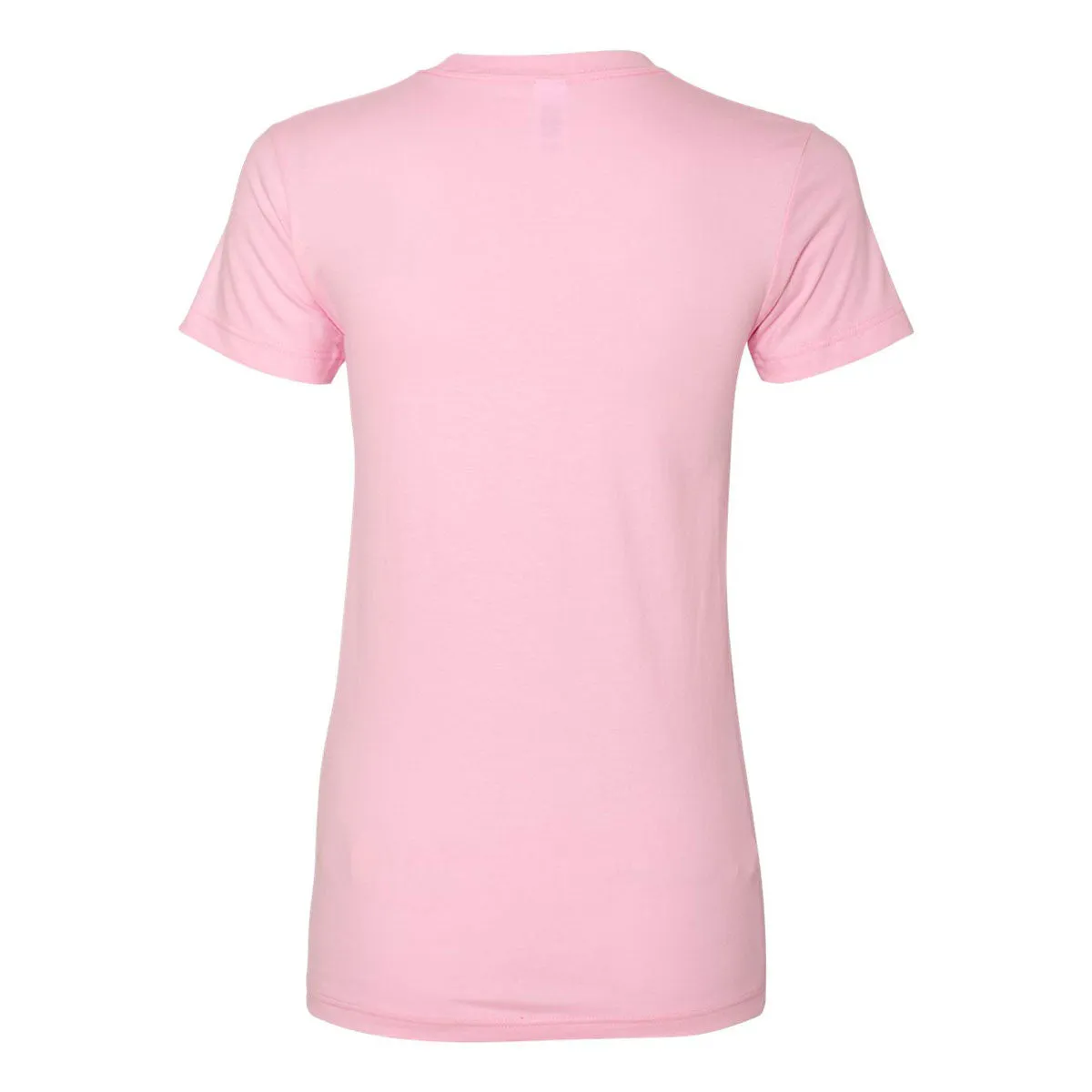 American Apparel Women's Pink Fine Jersey Short Sleeve T-Shirt