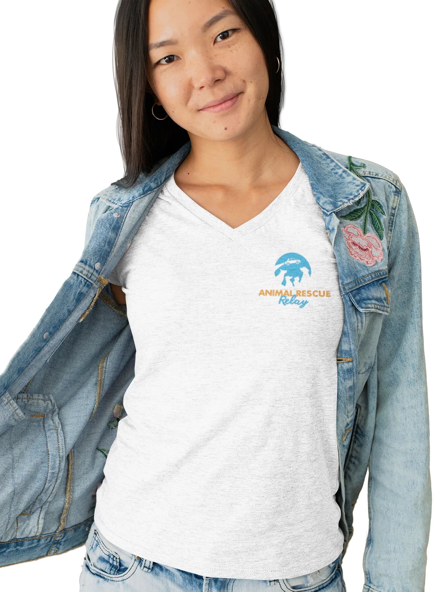 Animal Rescue Relay V Neck (Available in several colors)