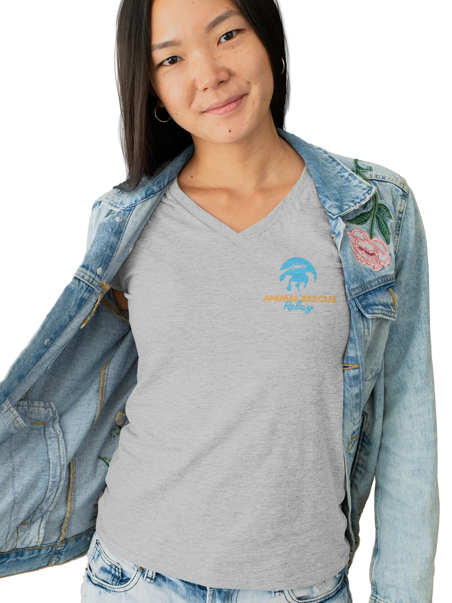 Animal Rescue Relay V Neck (Available in several colors)
