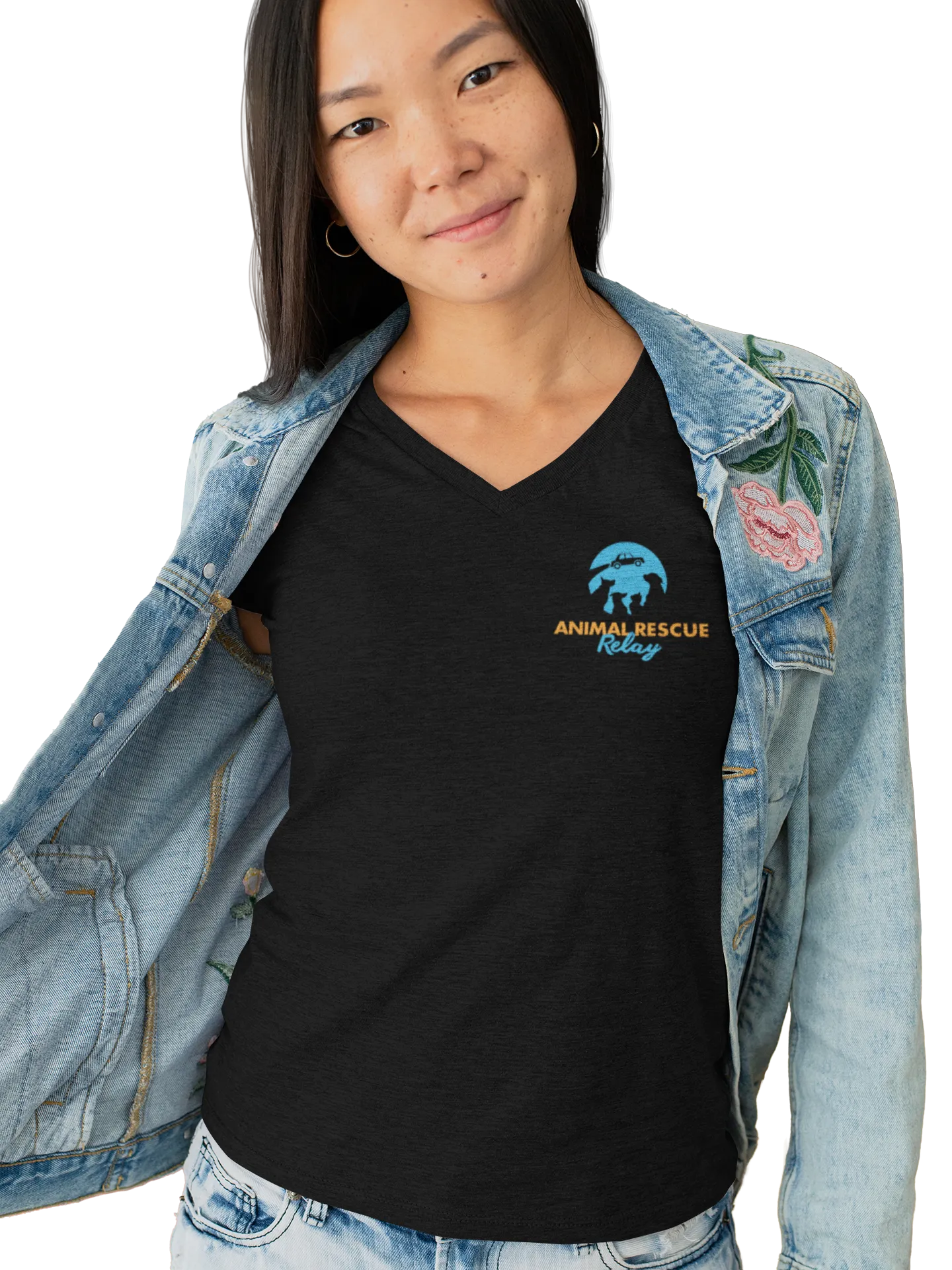 Animal Rescue Relay V Neck (Available in several colors)