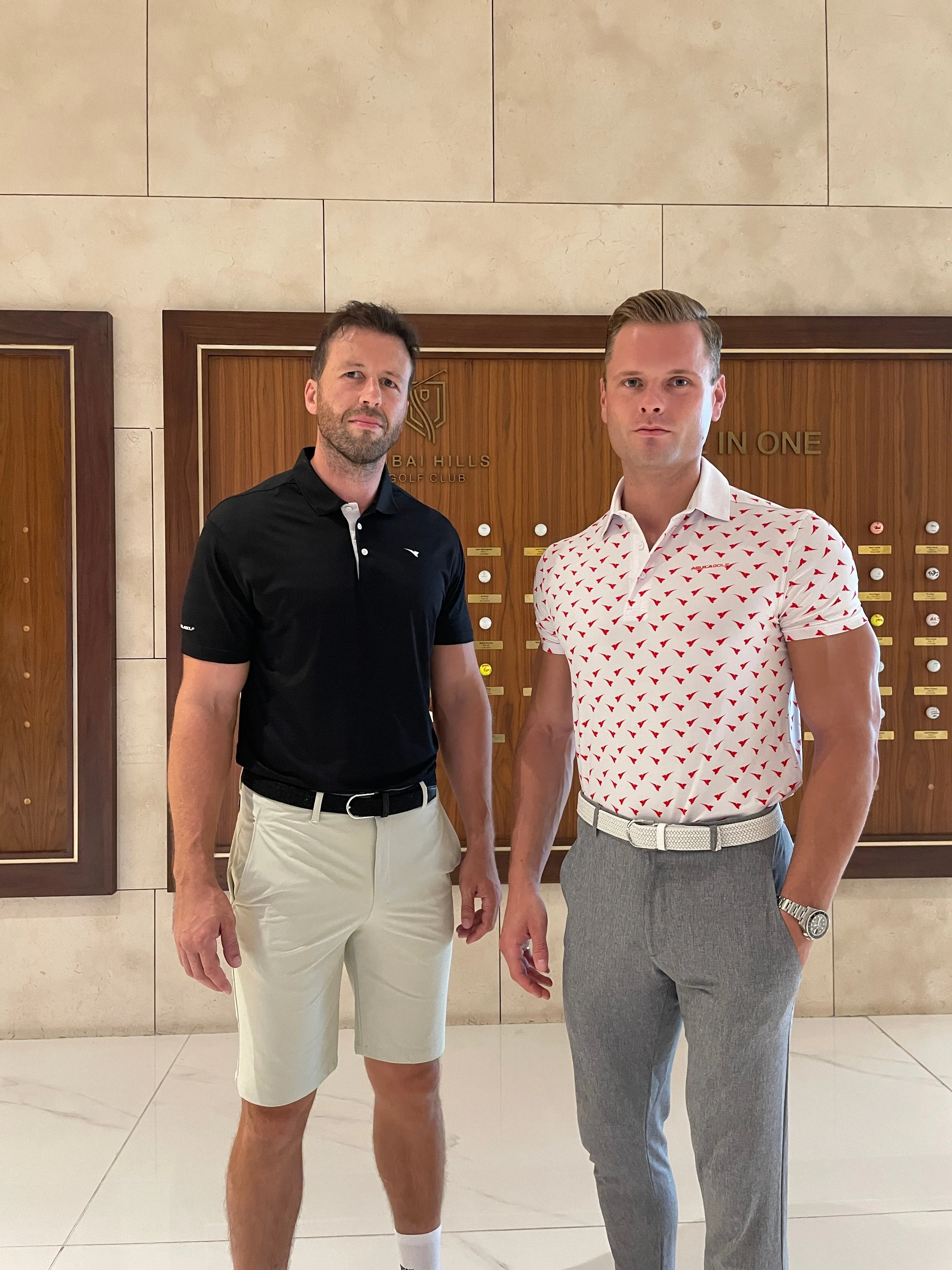 Antiguo Black Men's Golf Polo