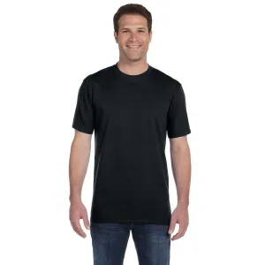 Anvil Men's Black Midweight T-Shirt