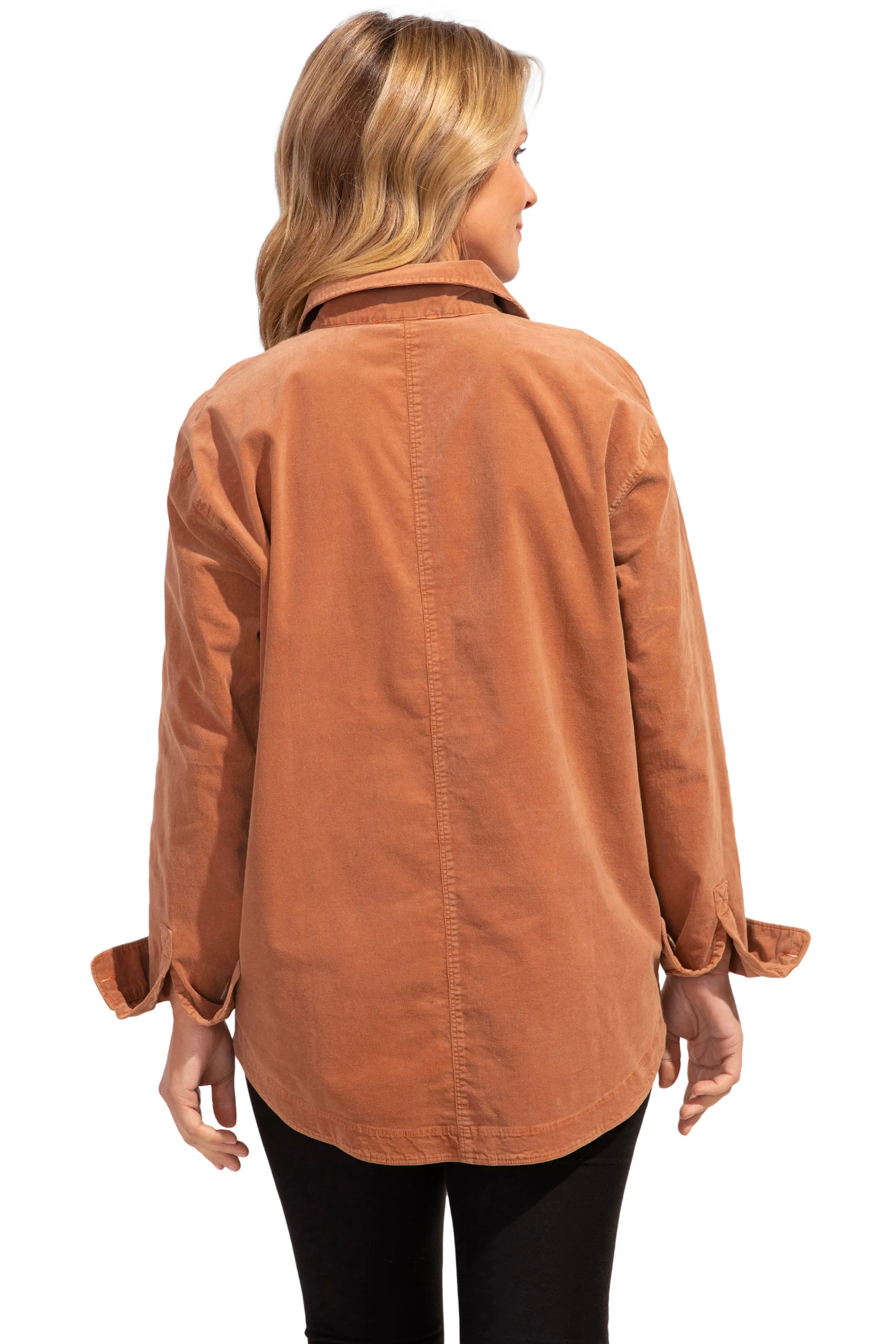 Baby Cord Stretch Shacket