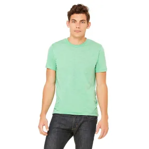 Bella   Canvas Unisex Green Triblend Short-Sleeve T-Shirt