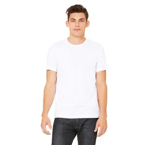 Bella   Canvas Unisex White Made in the USA Jersey Short-Sleeve T-Shirt