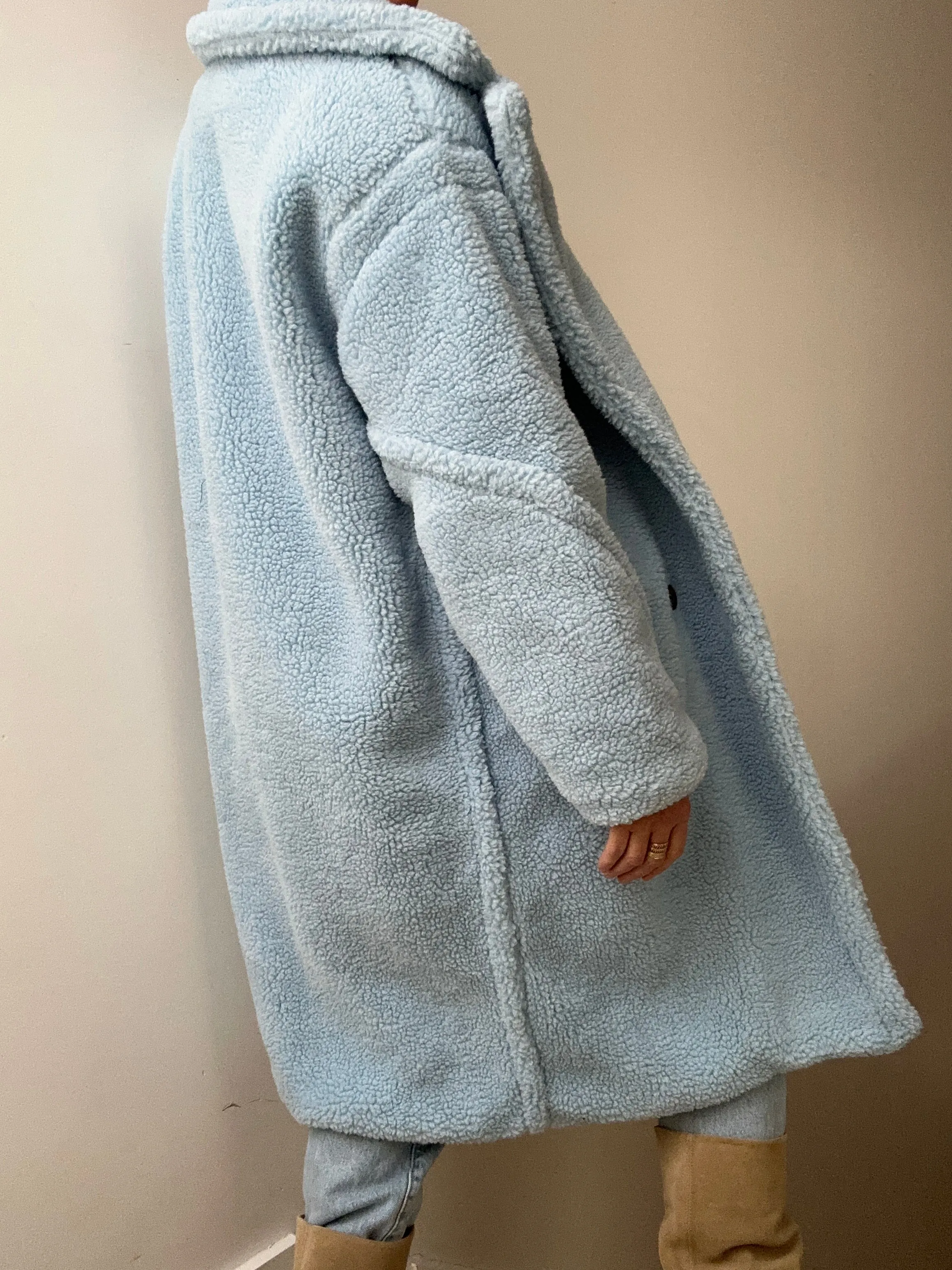 Blue Teddy Coat