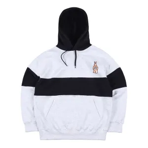BR BLOCK WAPPEN HOODIE LIGHT GRAY