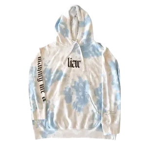 CAMILA CABELLO HOODIE BLUE TIE DYE - LIAR