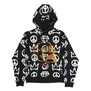 CREATE 2MRW GRAPHIC HOODIE BLACK - CF1230