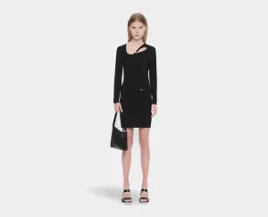 DRAPPED CARABINER DRESS