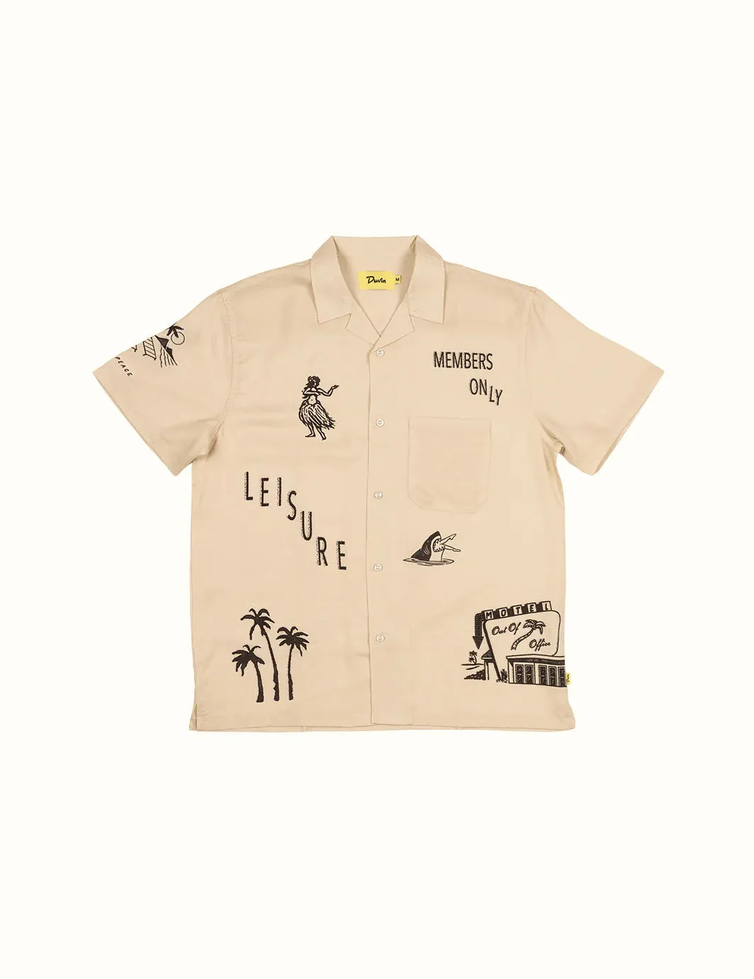 Duvin "Stamped" buttonup Short Sleeve Cabana Shirt