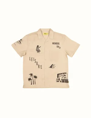 Duvin "Stamped" buttonup Short Sleeve Cabana Shirt