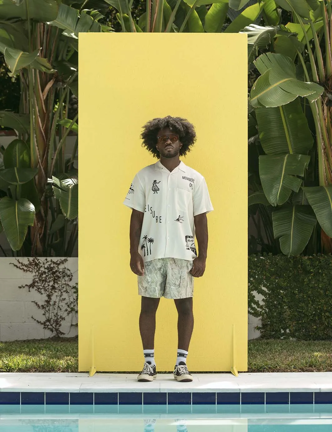 Duvin "Stamped" buttonup Short Sleeve Cabana Shirt
