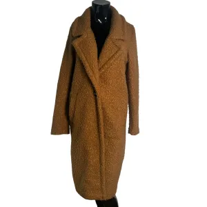 DYNAMITE Camel Faux Shearling Teddy Coat