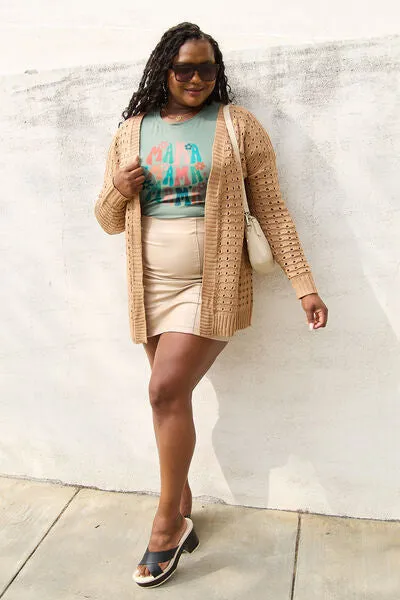 Full Size MAMA Round Neck T-Shirt