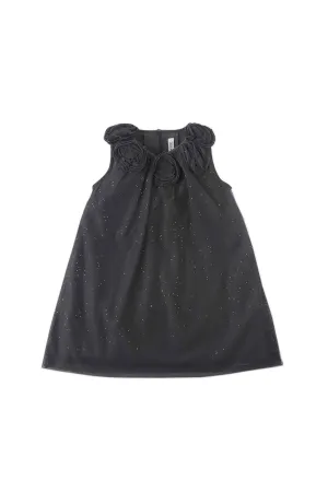 Gingersnaps Lurex Tulle Shift Dress With Corsages