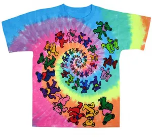 Grateful Dead Spiral Bears Youth T Shirt