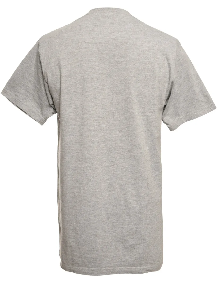 Grey Car Print T-shirt - M