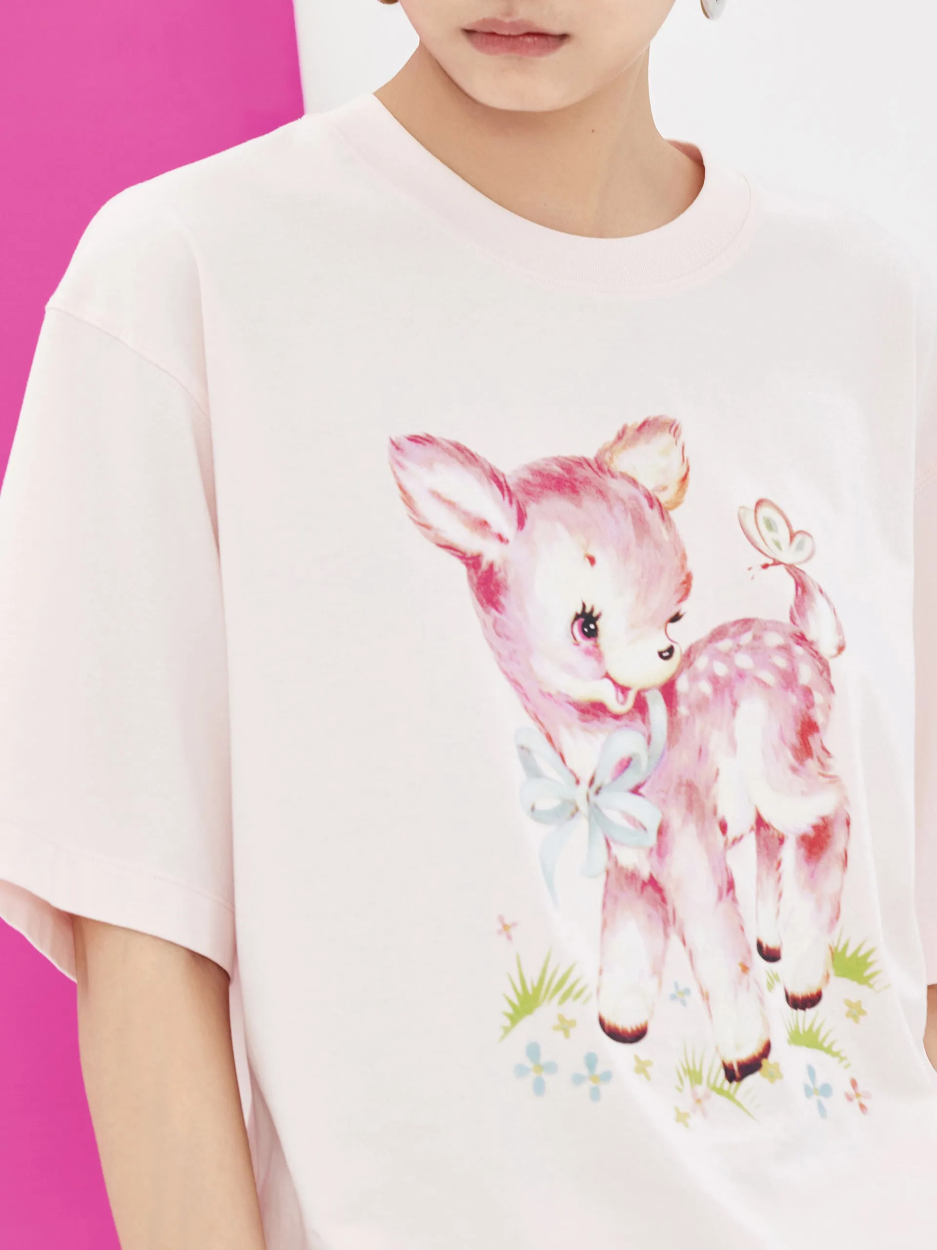 HOT SALE Cartoon Print Cotton T-shirt