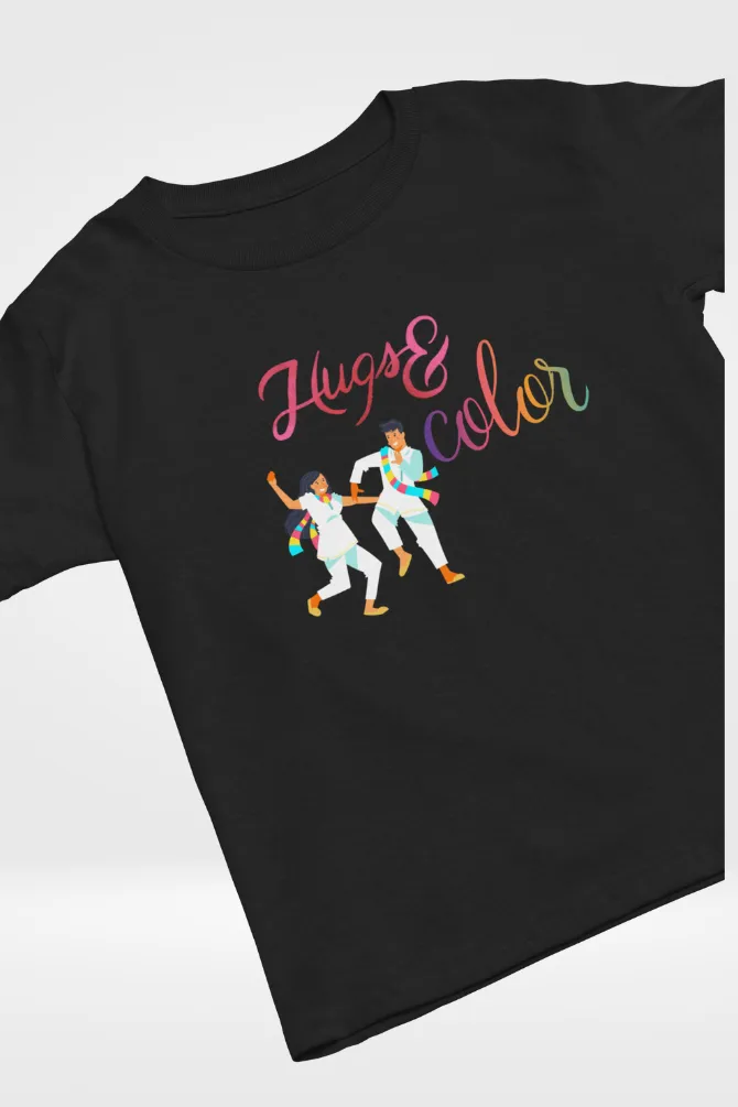 Hugs & Colors. Holi T-shirt for men