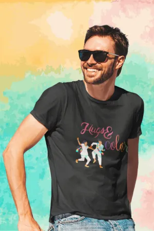 Hugs & Colors. Holi T-shirt for men