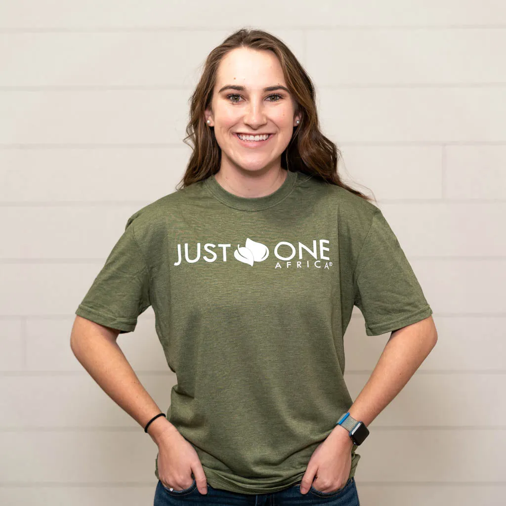 Just One Africa Olive T-shirt