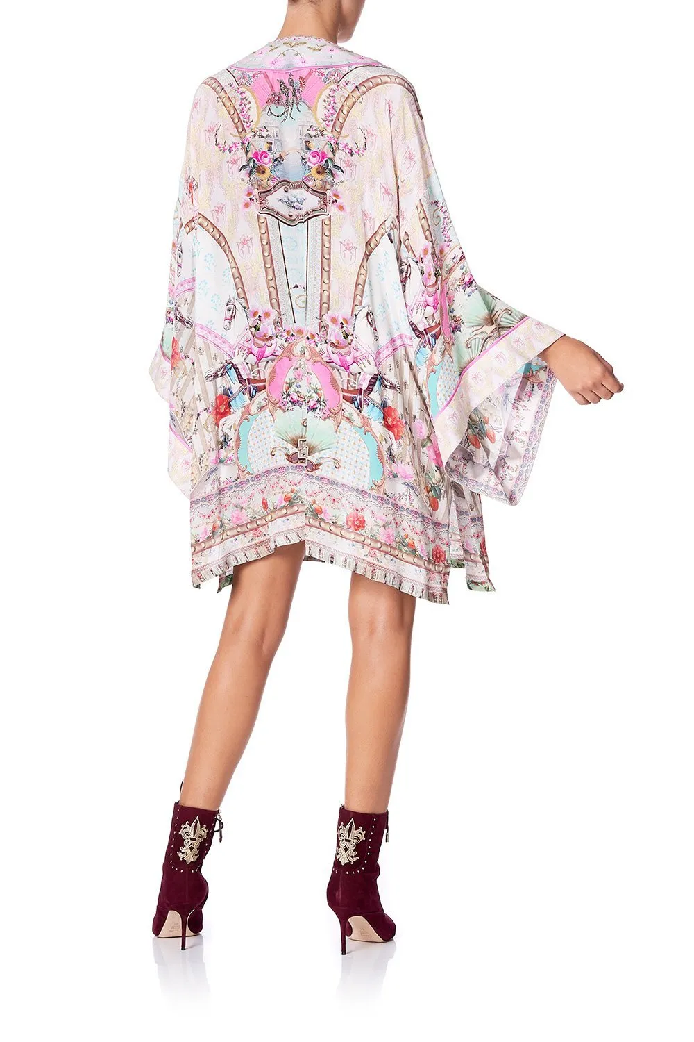KIMONO WITH TIE BELT CAROUSEL MADEMOISELLE