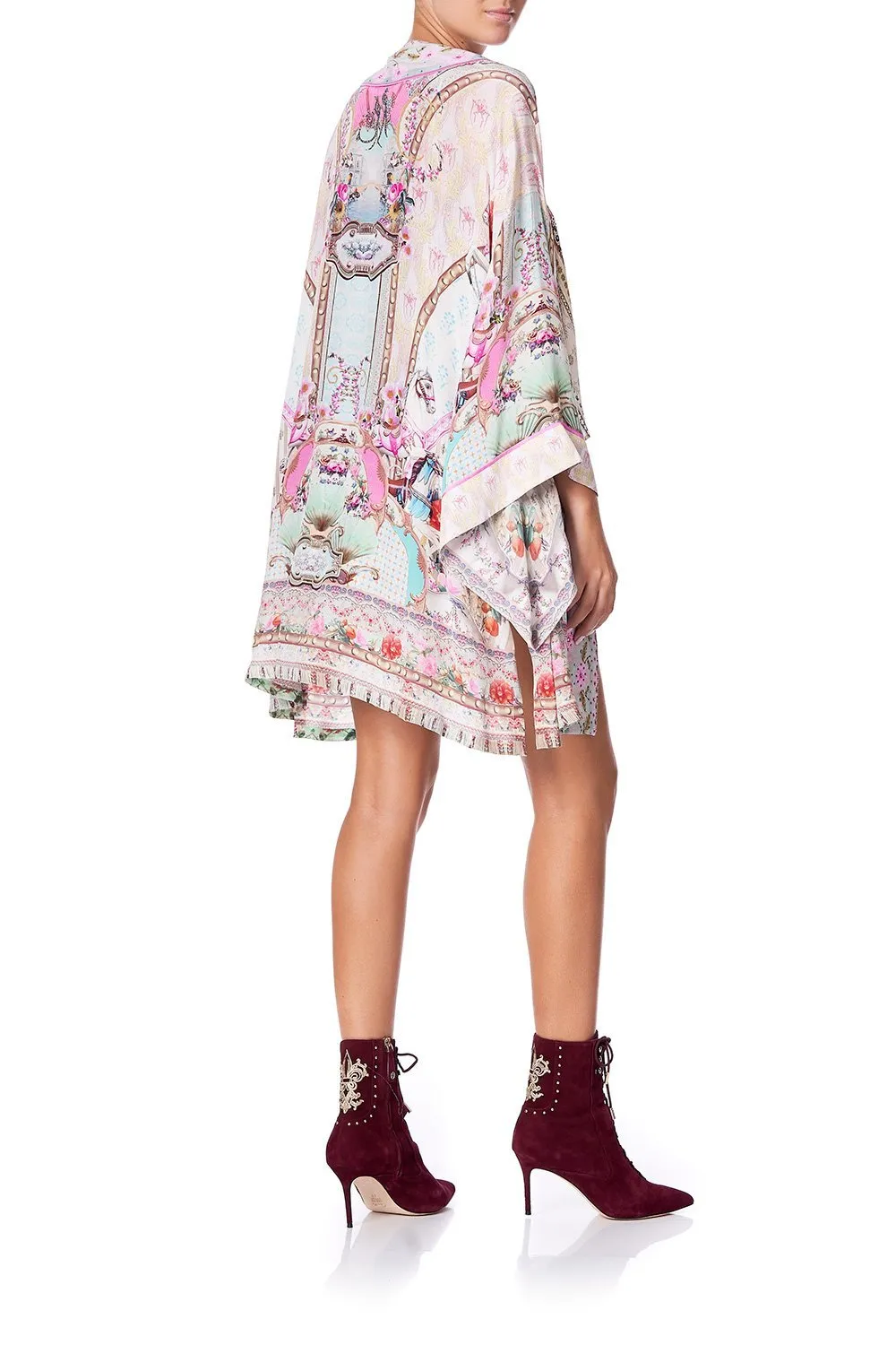 KIMONO WITH TIE BELT CAROUSEL MADEMOISELLE