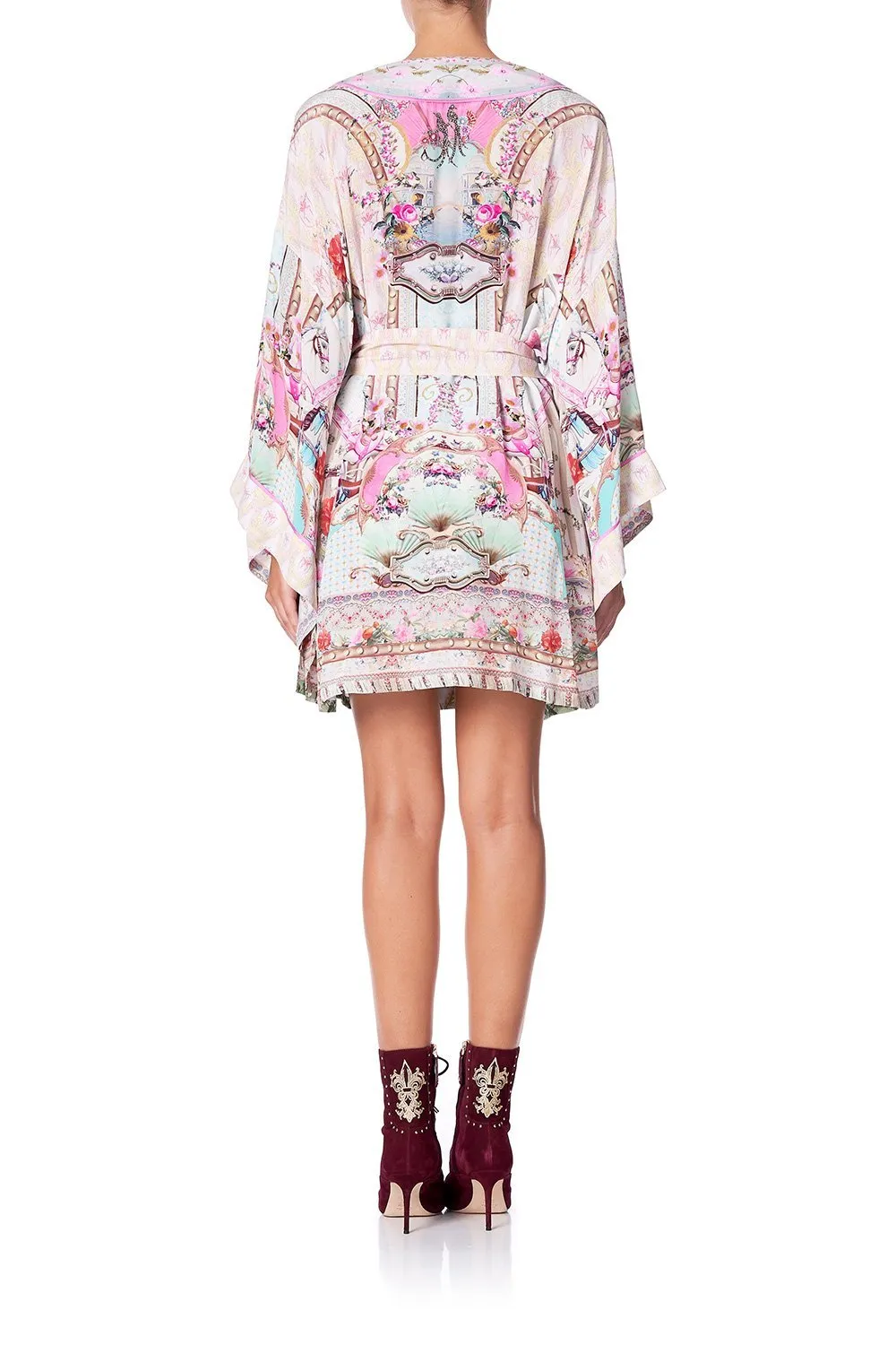 KIMONO WITH TIE BELT CAROUSEL MADEMOISELLE