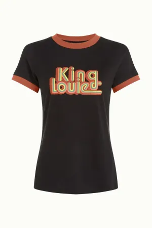 King Louie logo tee black