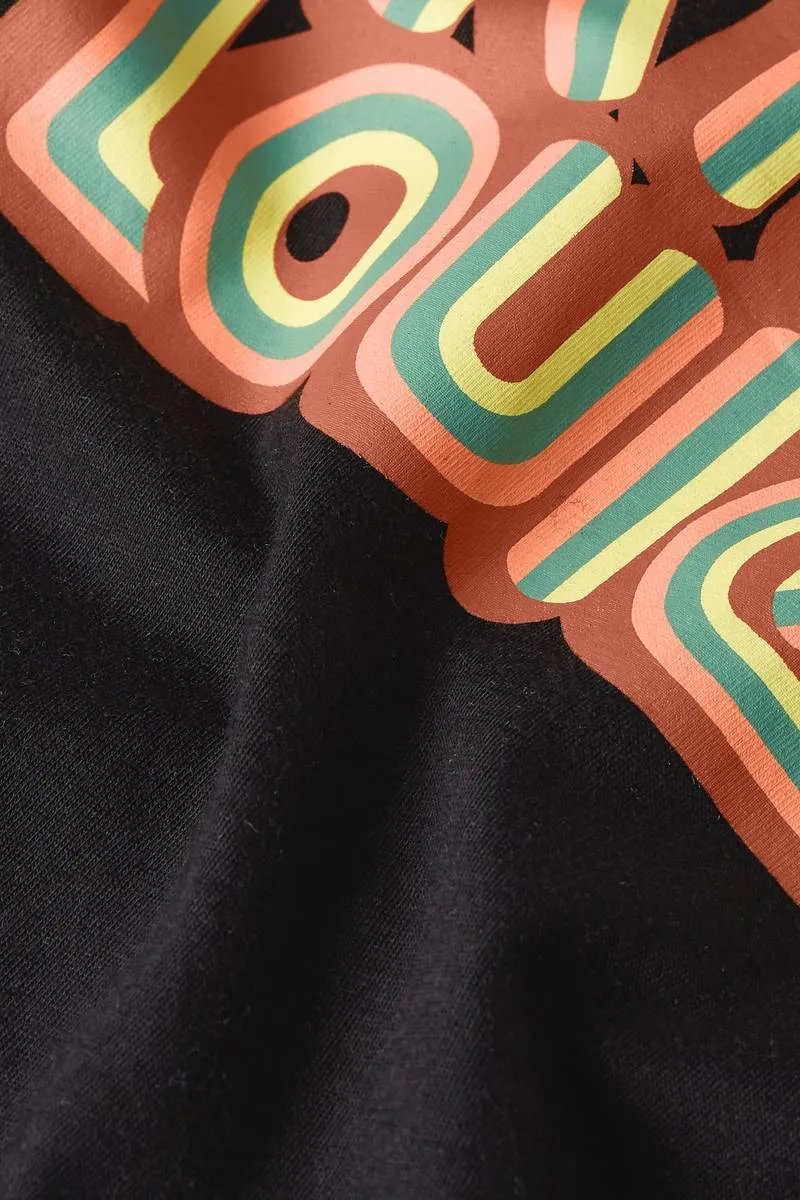 King Louie logo tee black