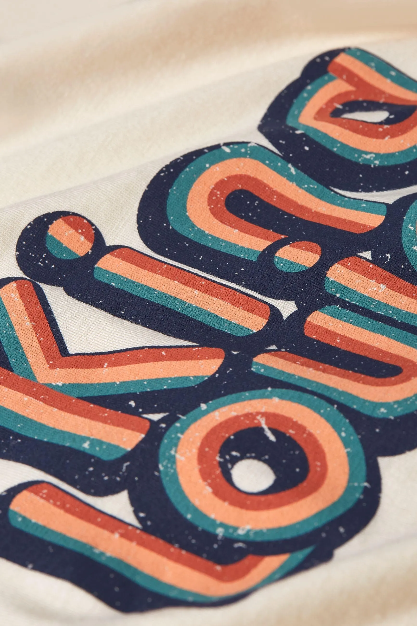 King Louie logo tee cream