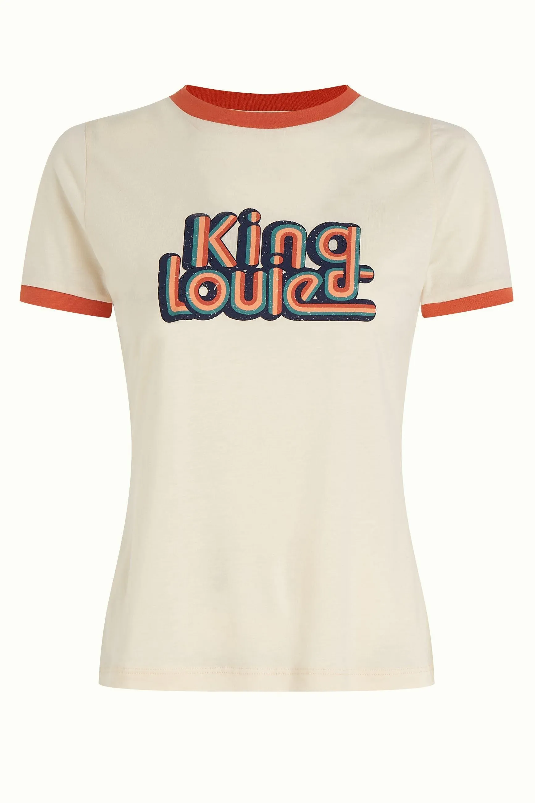 King Louie logo tee cream