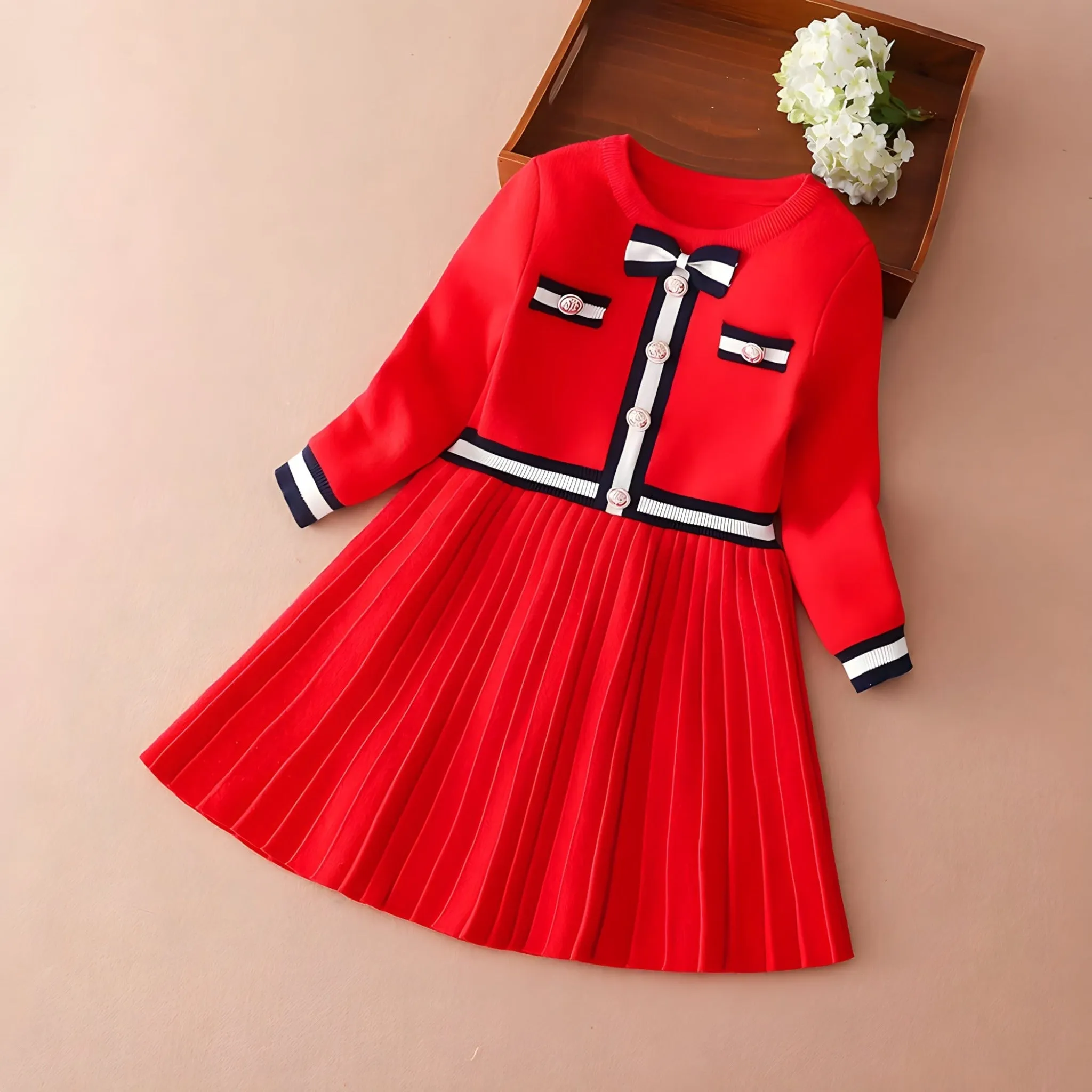 Knit Cotton Classy Girl Dress