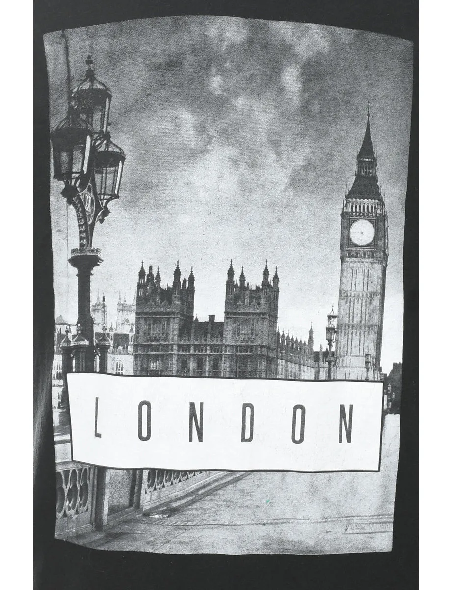 London Printed T-shirt - L