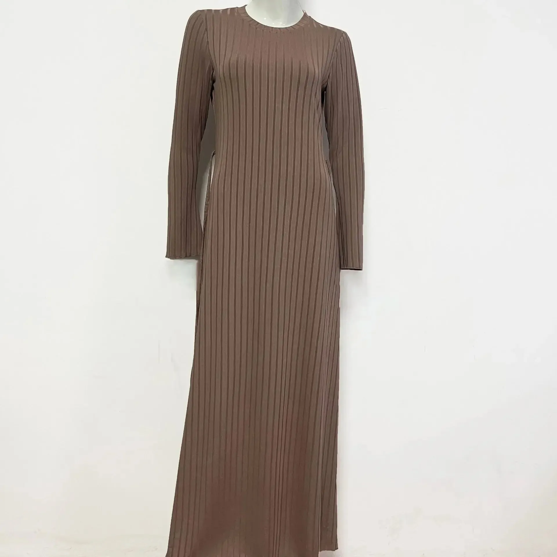 Luna Lace-Up Maxi Knitted Dress