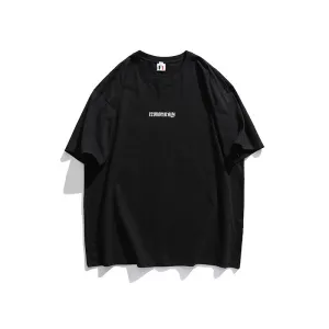 Men T-Shirt Summer Men's Printed T-shirt Loose Retro
