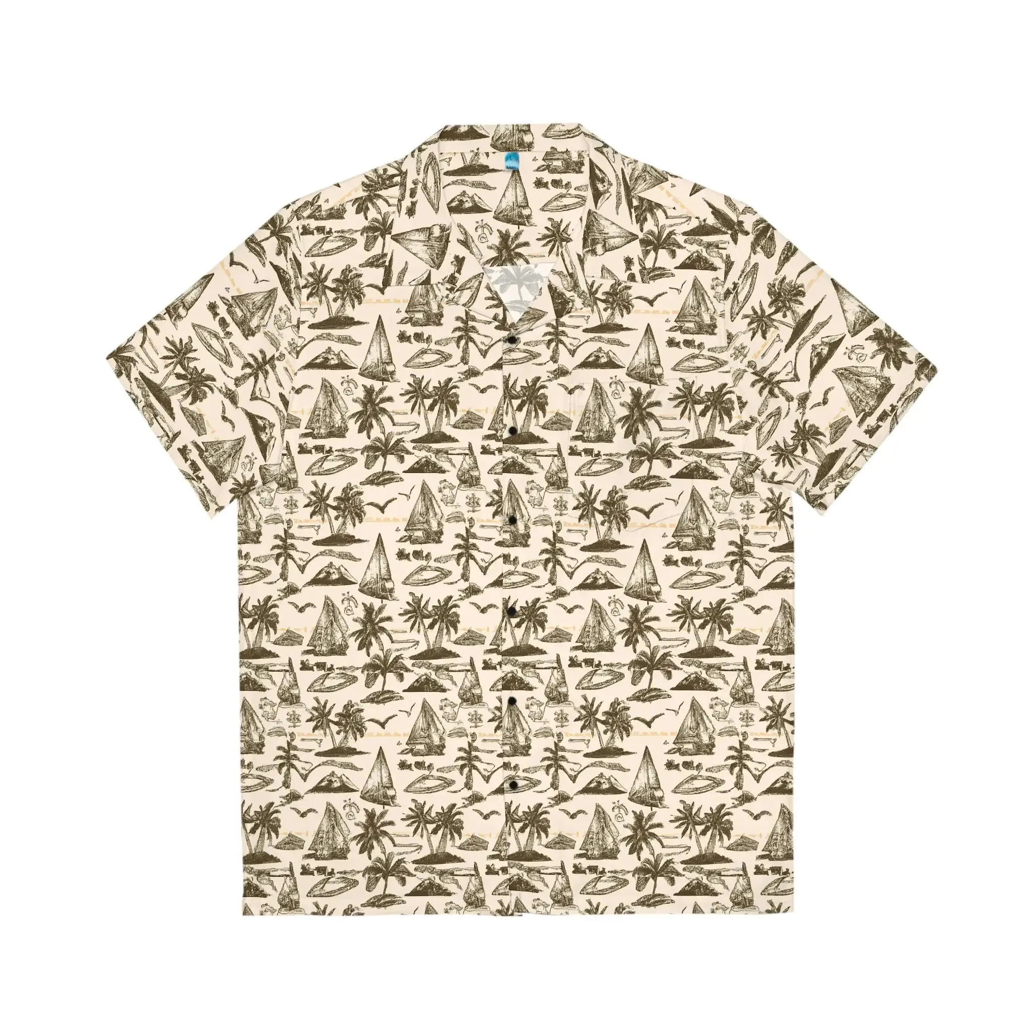 Men's Vintage Sailor Hawaiian Shirt