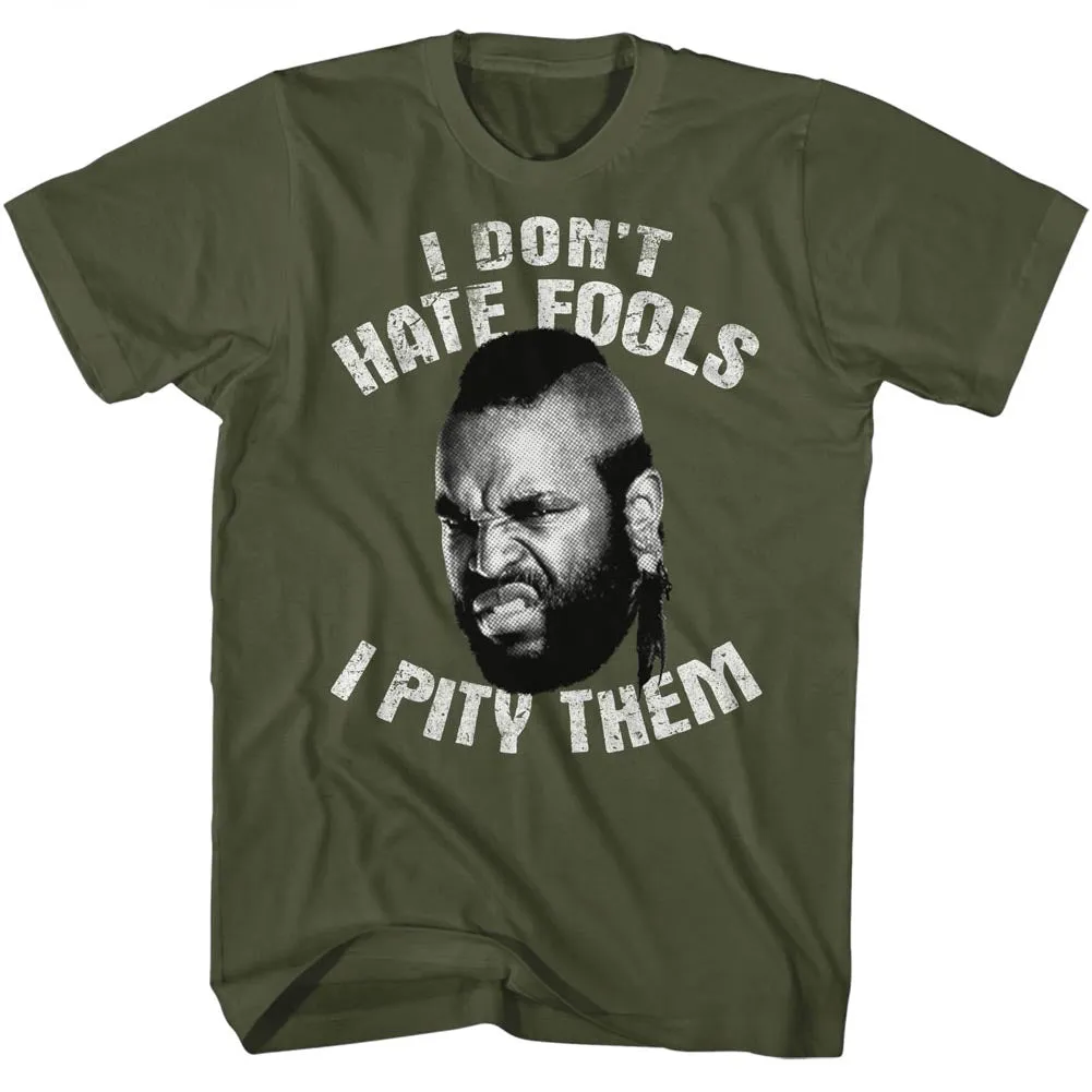 Mr. T Don't Hate - Pity Men's T-Shirt