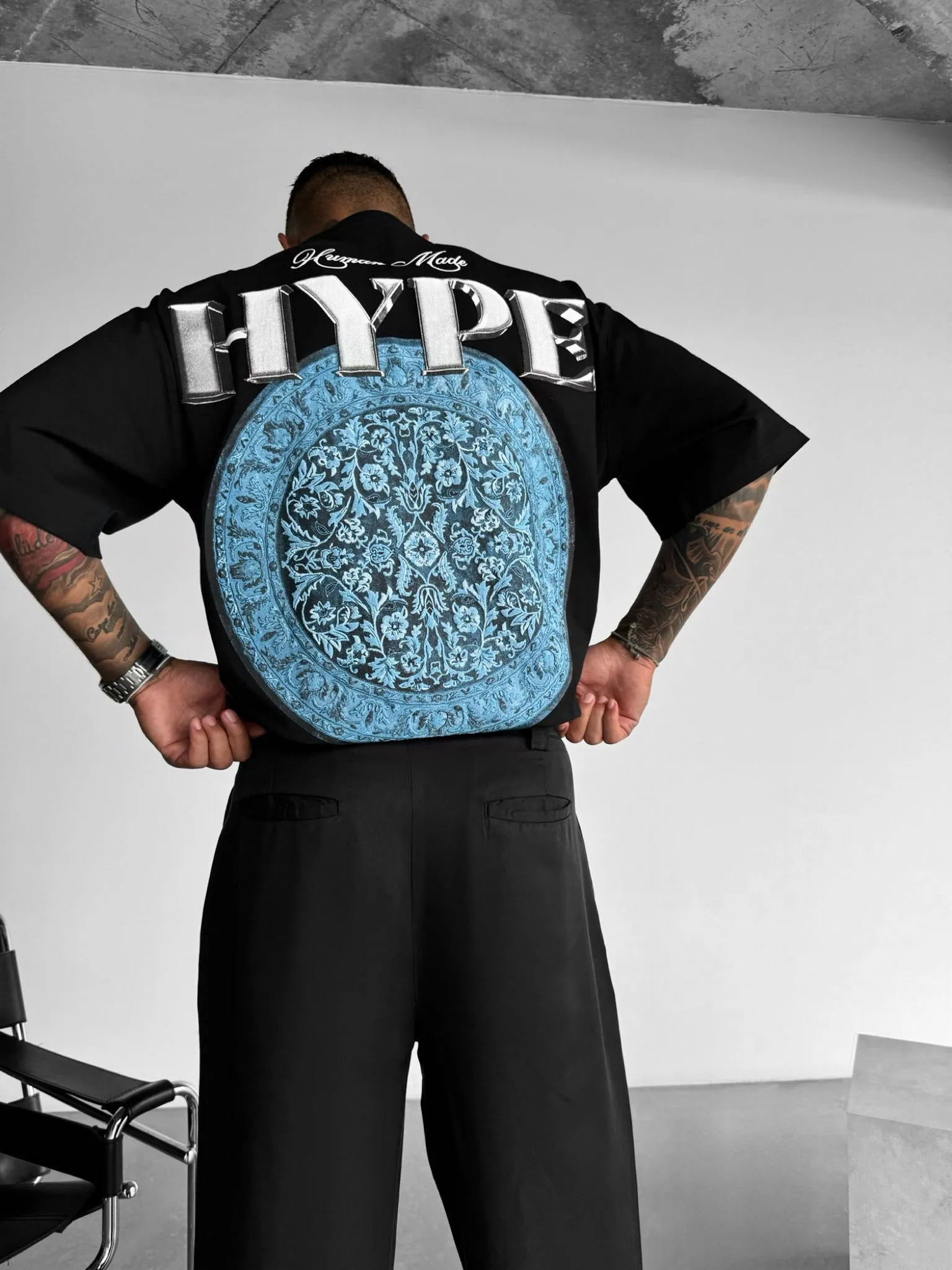 Oversize Hype T-Shirt - Black