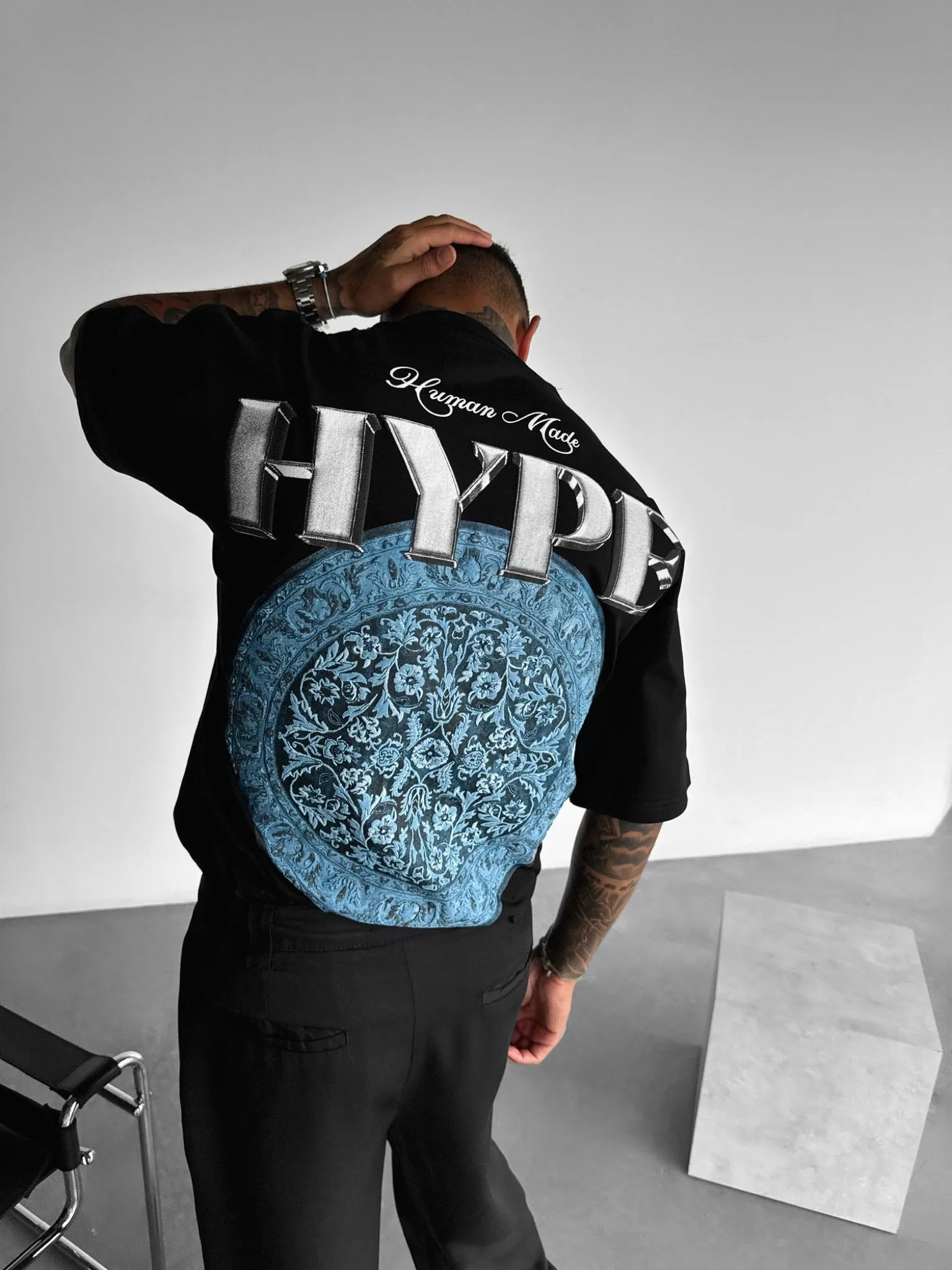 Oversize Hype T-Shirt - Black
