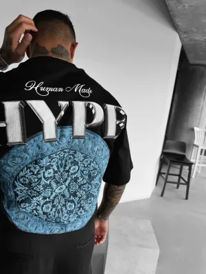 Oversize Hype T-Shirt - Black