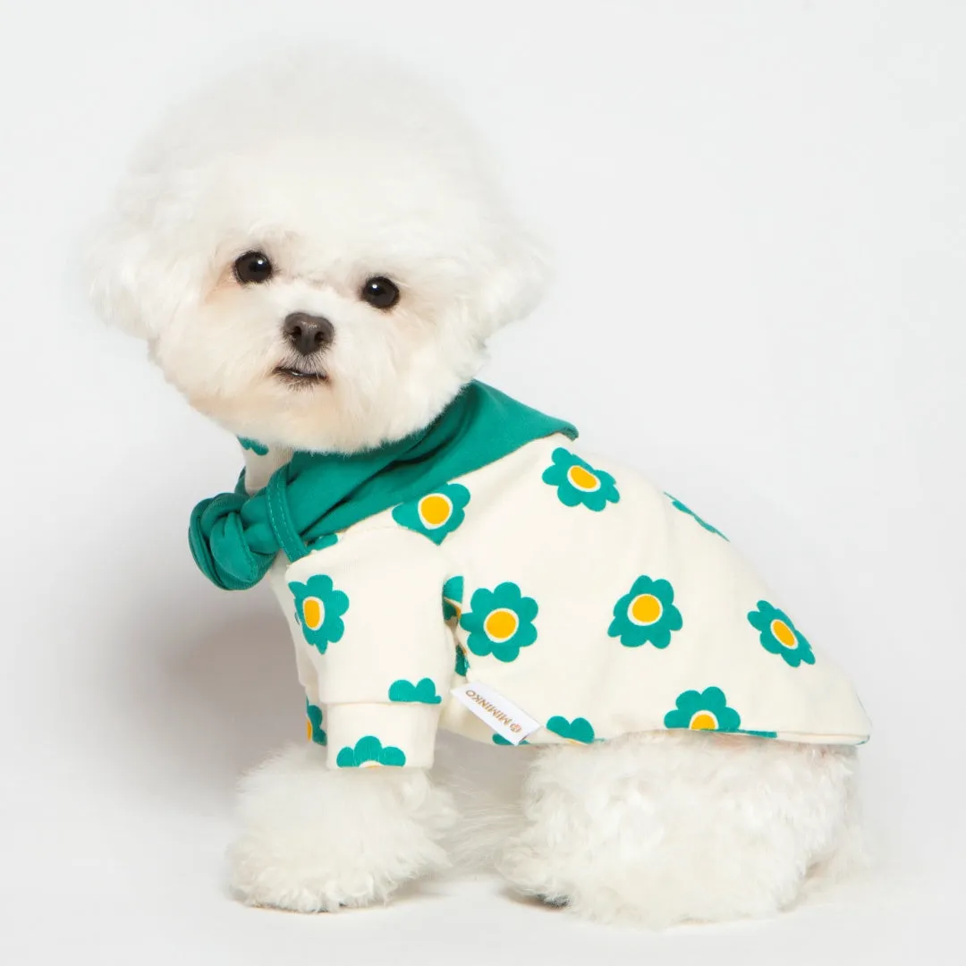 Park Ranger Flower Pullover - Green