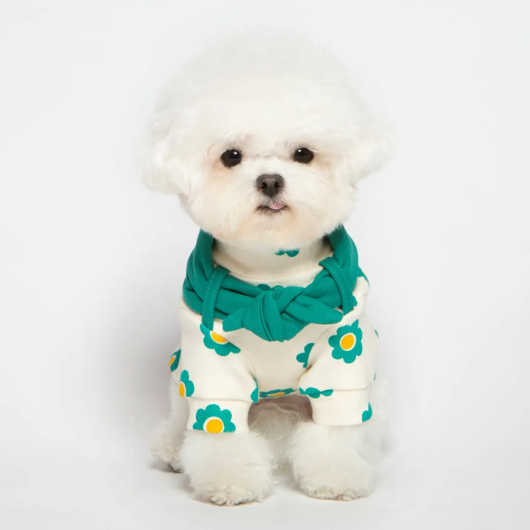 Park Ranger Flower Pullover - Green