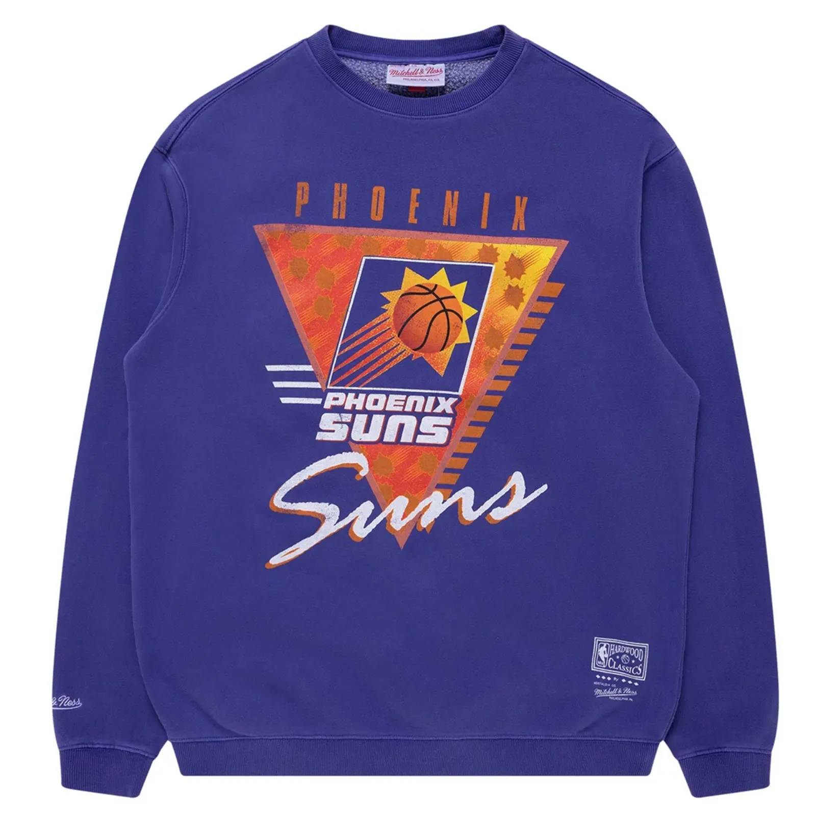 Phoenix Suns LOGO Crew Long Sleeve Sweatshirt by Mitchell & Ness