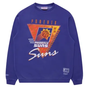 Phoenix Suns LOGO Crew Long Sleeve Sweatshirt by Mitchell & Ness