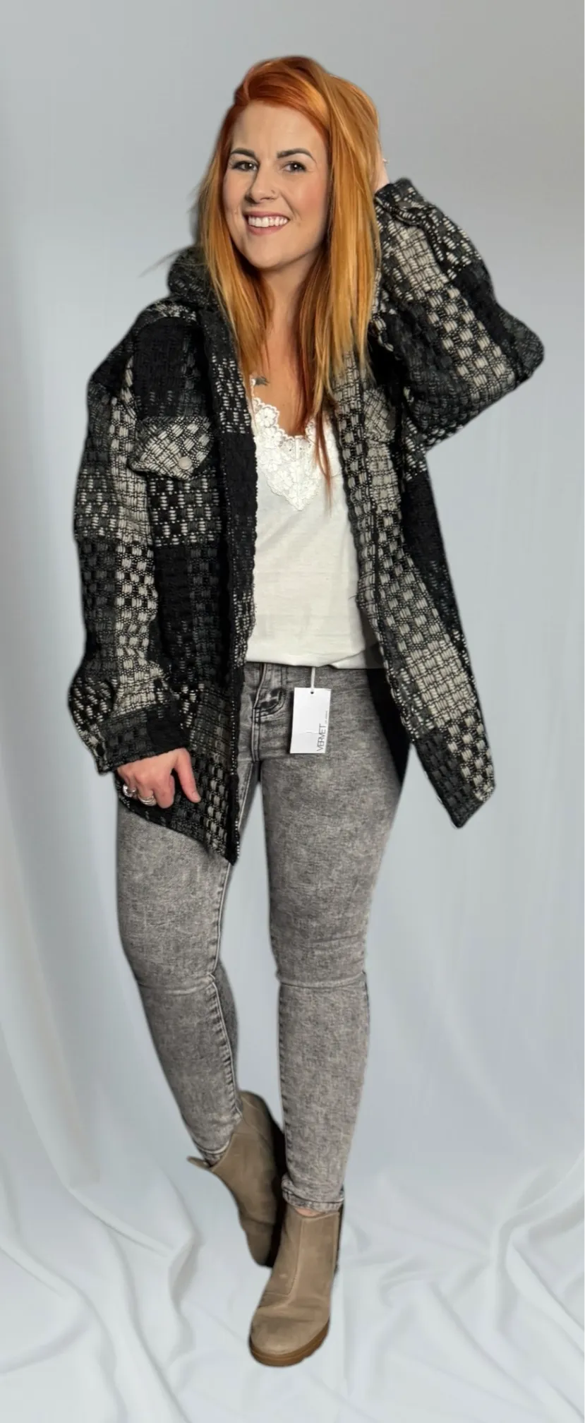 💥SALE💥 Peyton Mono Black Jacket