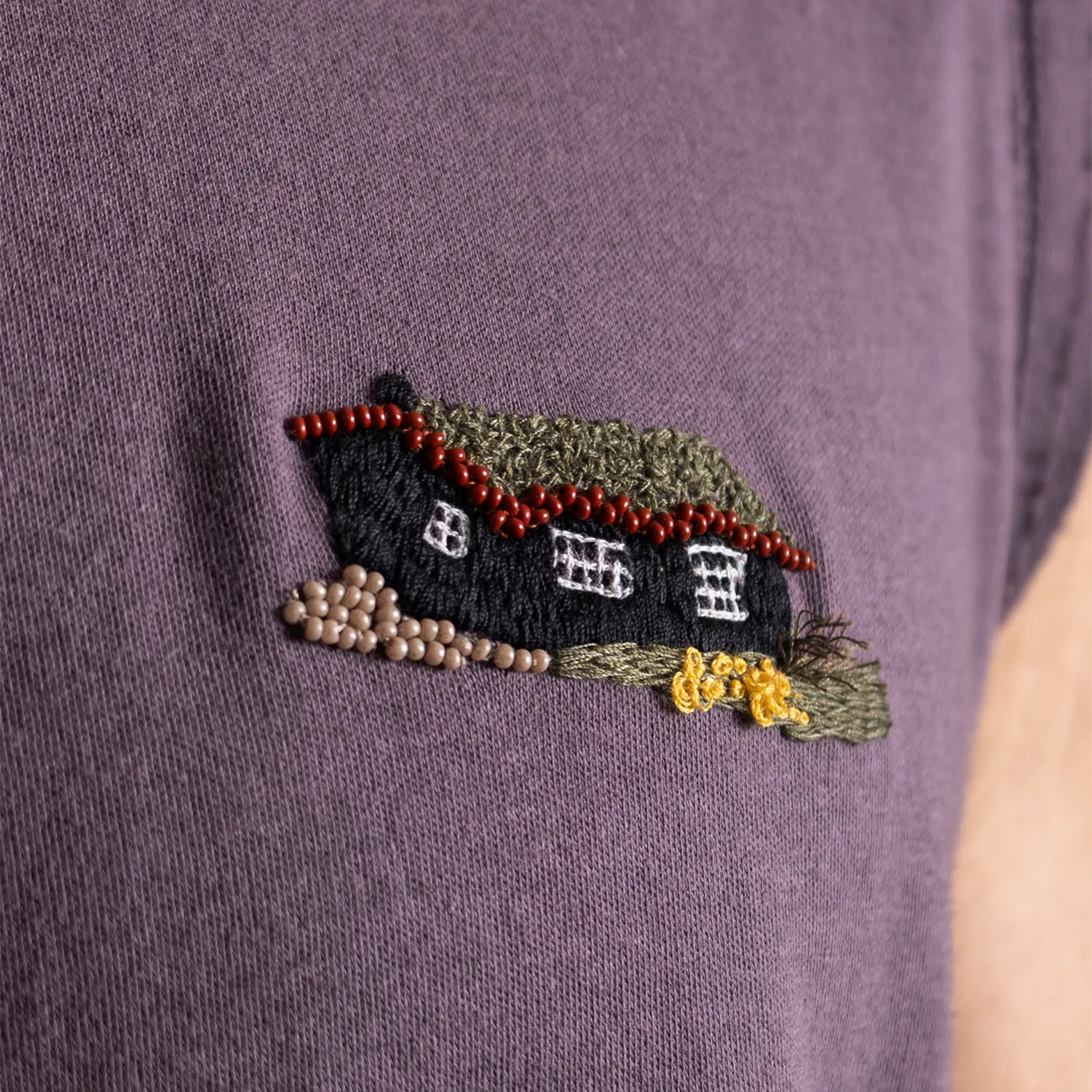 'The Ranch' Sleeveless T-shirt (Purple Mauve)